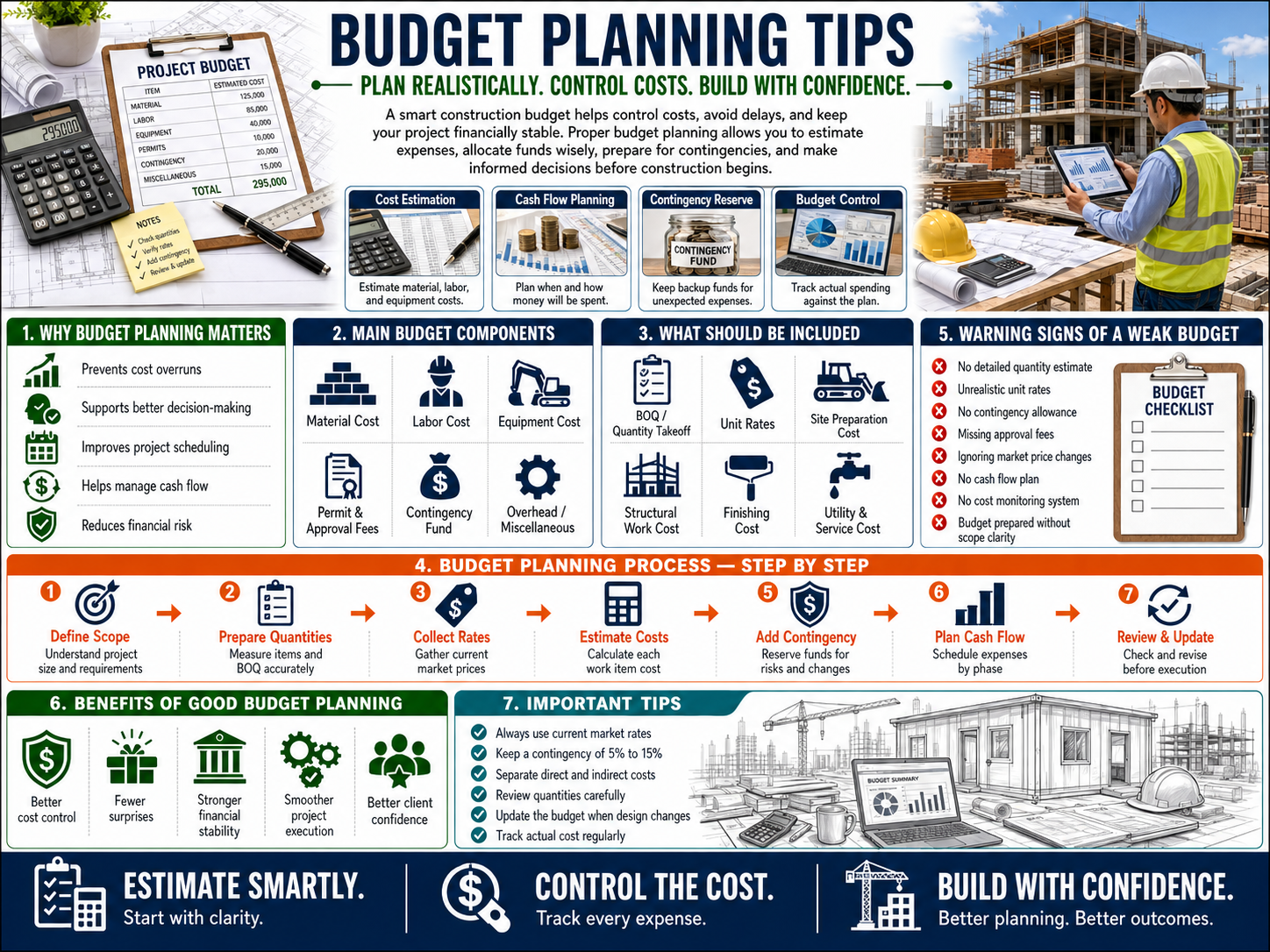 5.7 Budget Planning Tips Before Construction