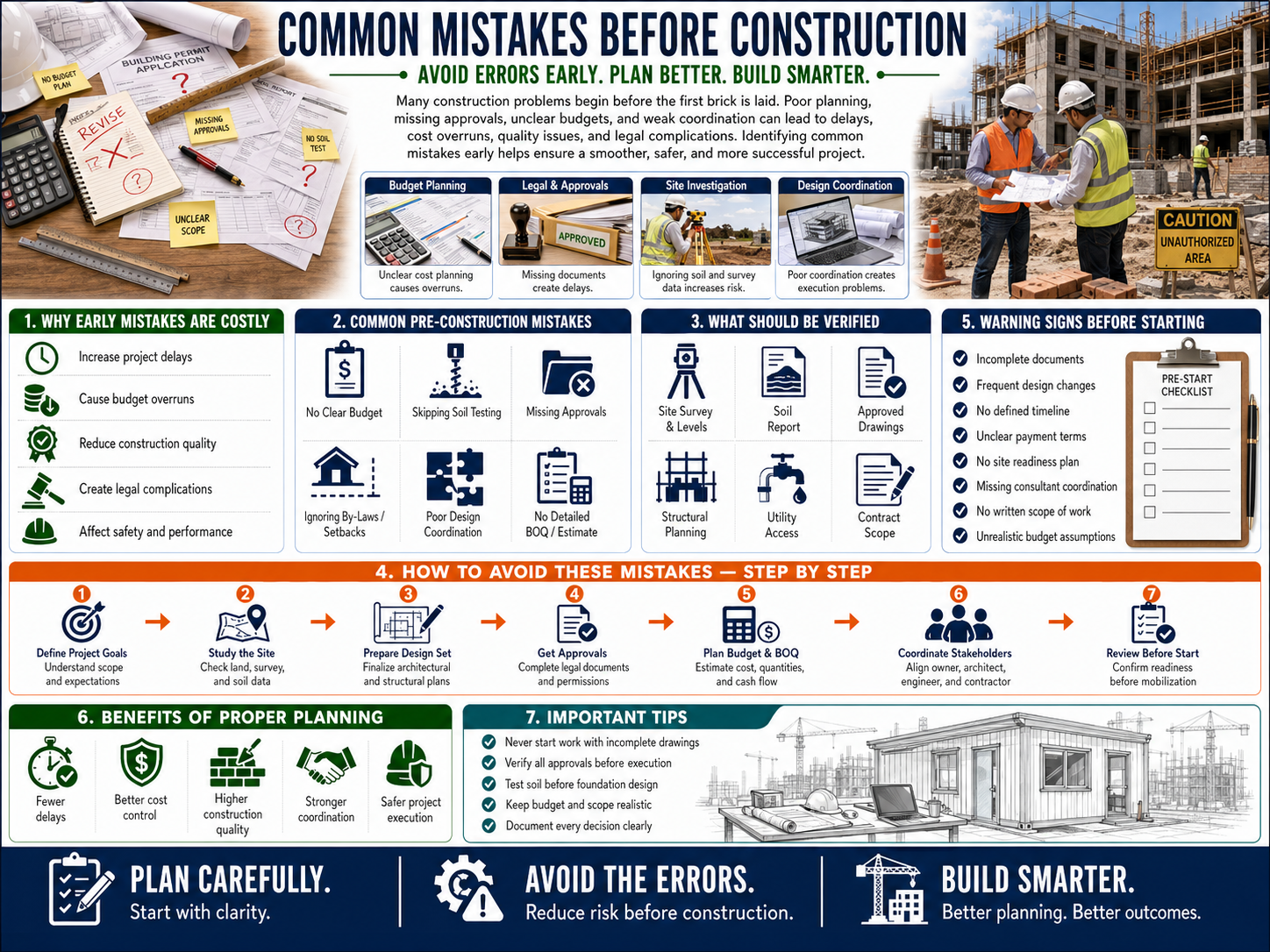 5.6 Common Mistakes Before Construction
