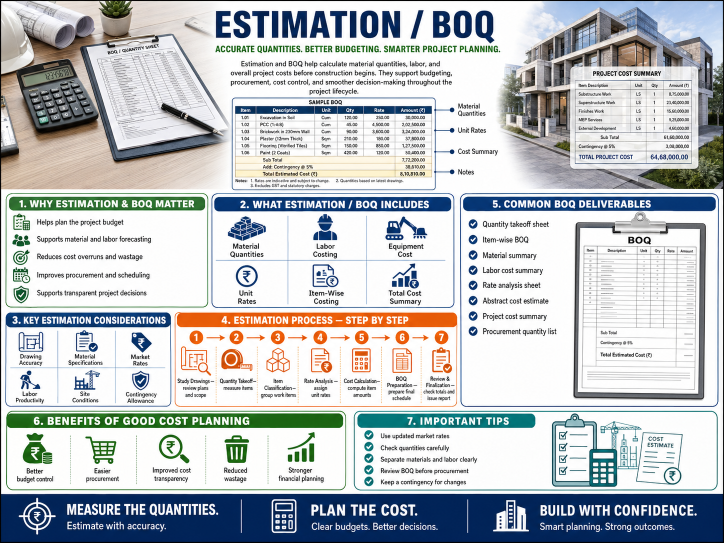 4.4 Estimation, BOQ, and Quantity Surveying
