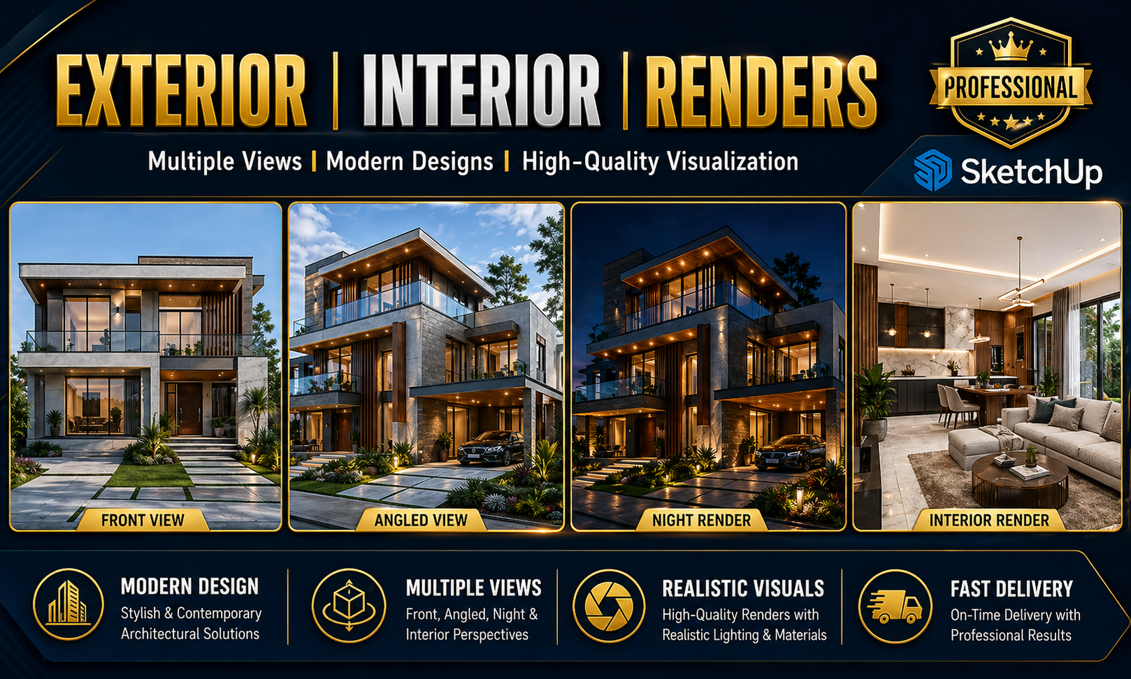 3D Architectural Modeling — sample 2