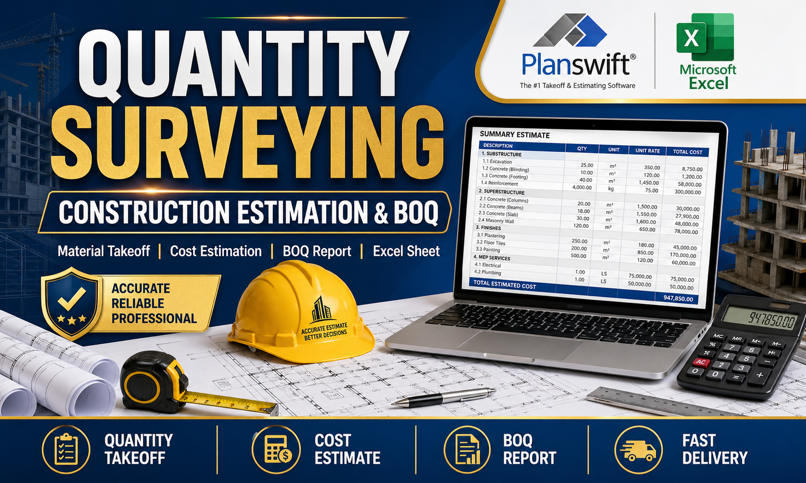 Quantity Surveying & Estimation — sample 1