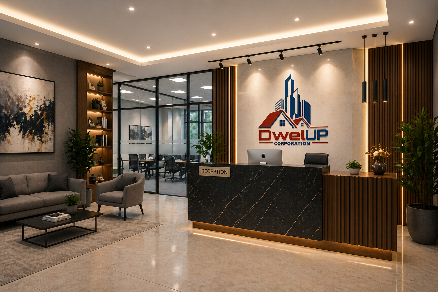Modern Office Interior Design Commercial Space